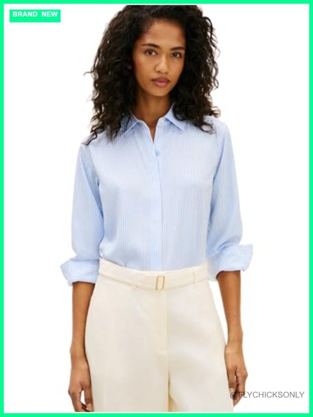 Lightweight Long Sleeve Button Down Shirt Regular Fit Cuff Detail